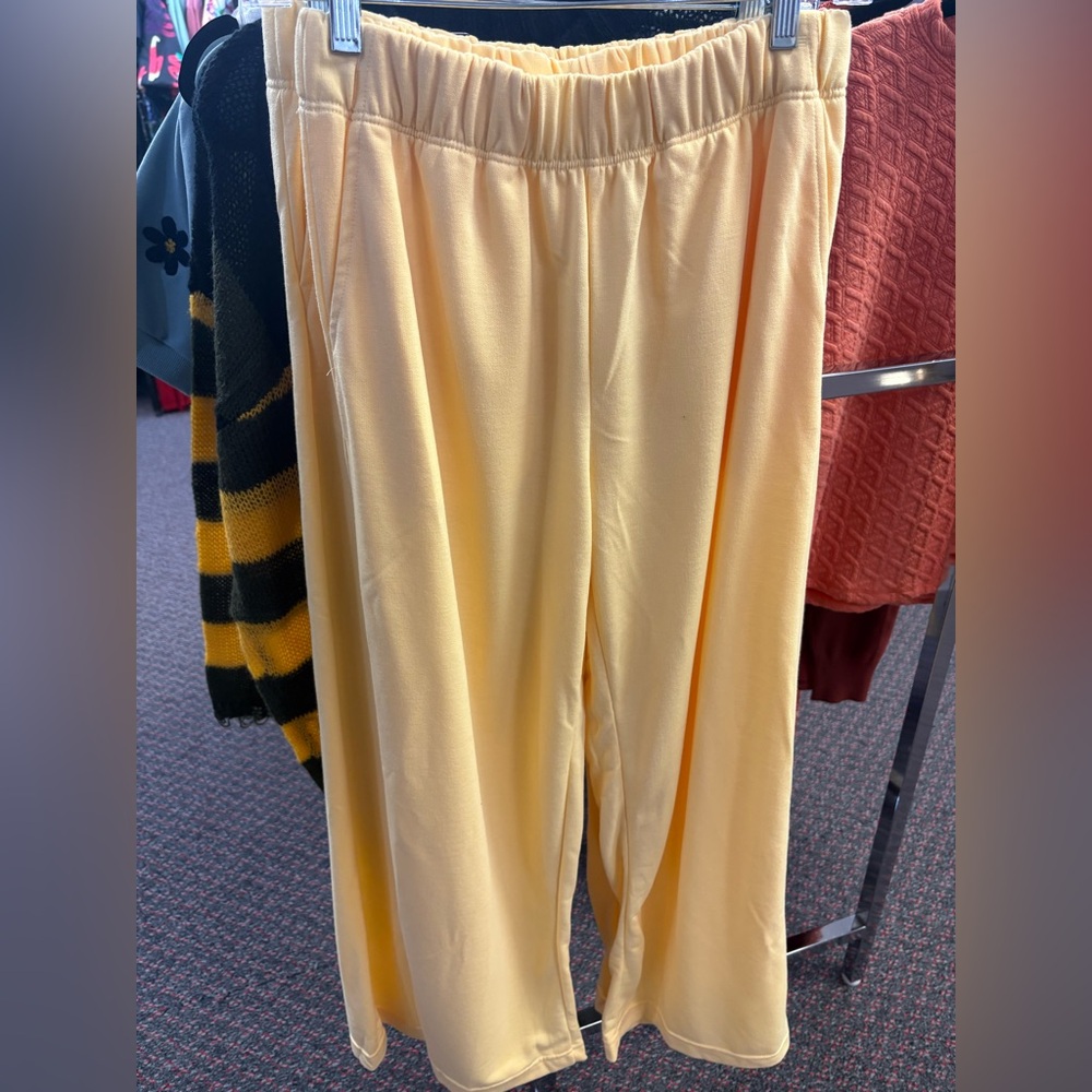 Yellow lounge pants